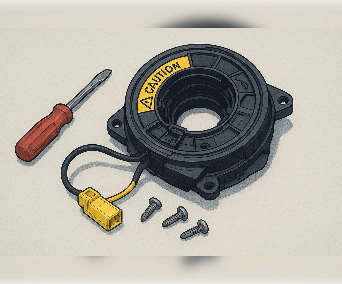 Why can't clock spring is not repaired and rather replaced